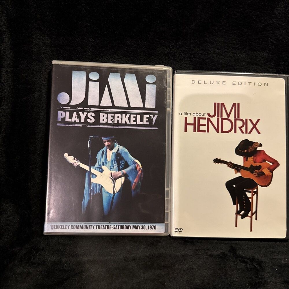 2 Jimi Hendrix DVD 1973 Deluxe Edition Documentary & Jimi Plays Berkeley